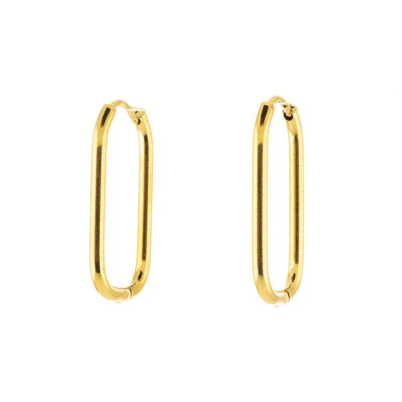 BRINCO ARGOLA  G OVAL LISA SEMIJOIA