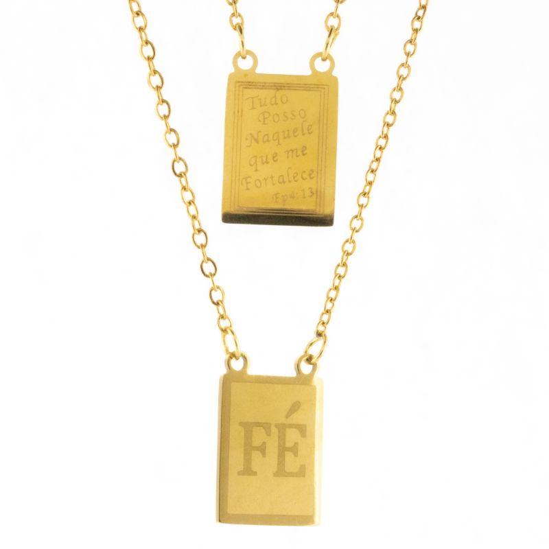 ESCAPULARIO FE / TUDO POSSO NAQUELE Q ME FORTALECE