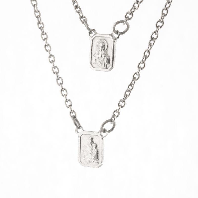 ESCAPULÁRIO SAGRADA FAMÍLIA AÇO