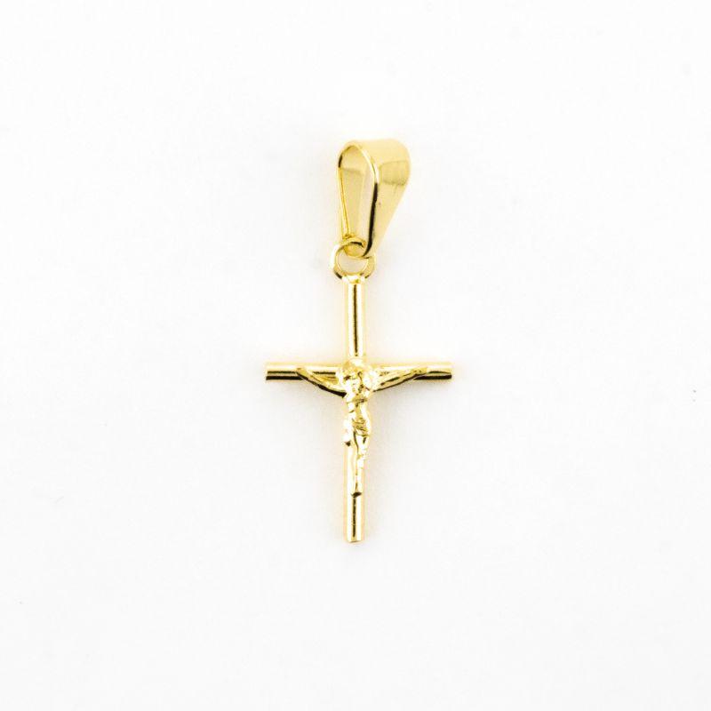 PINGENTE CRUCIFIXO SEMIJOIA