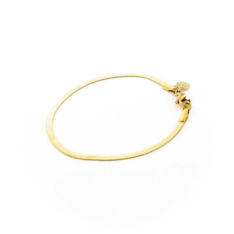 PULSEIRA MALHA LAMINADA PP 19CM SEMIJOIA