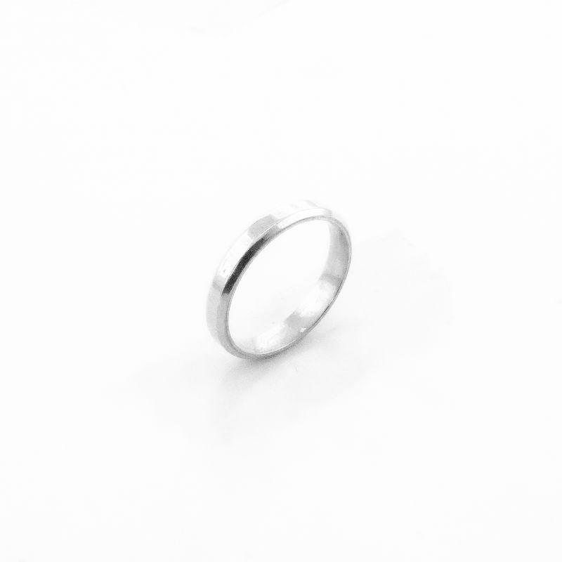 ALIANÇA ITALIANA 3 MM PRATA 950 (PEDIDOS E PERSONALIZAÇÃO PELO WHATSAPP)