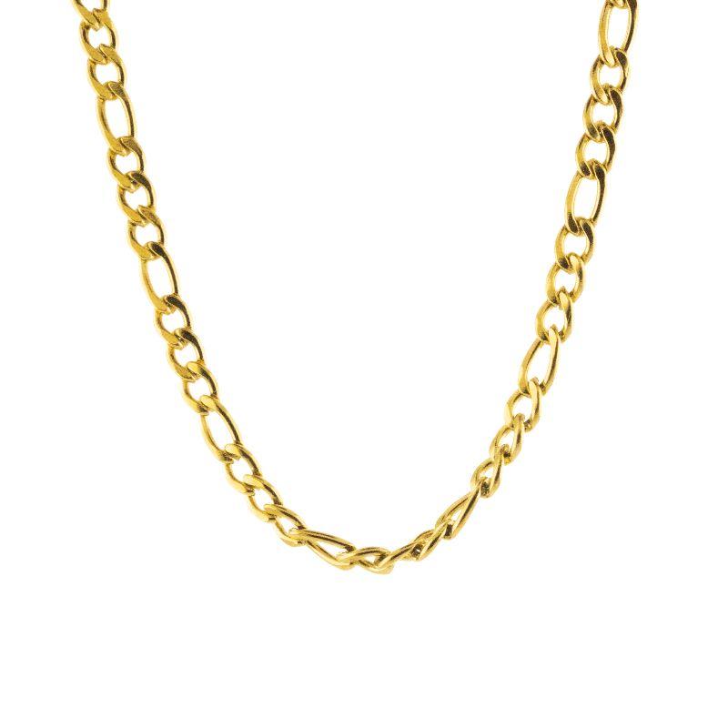 COLAR GARGANTILHA 3X1  40CM / 5CM DE EXTENSOR SEMIJOIA