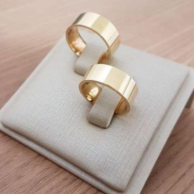 PAR DE ALIANCAS MOEDA ANTIGA 6MM (PEDIDOS E PERSONALIZAÇÃO PELO WHATSAPP)