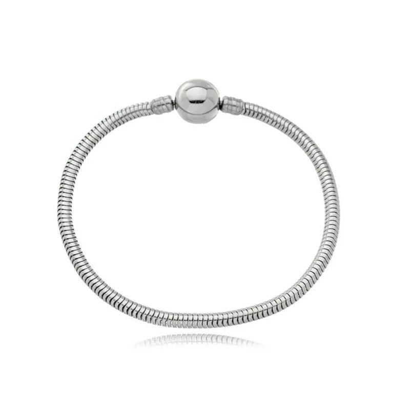 PULSEIRA DE BERLOQUE FECHO BOLA 19 CM SEMI JOIA