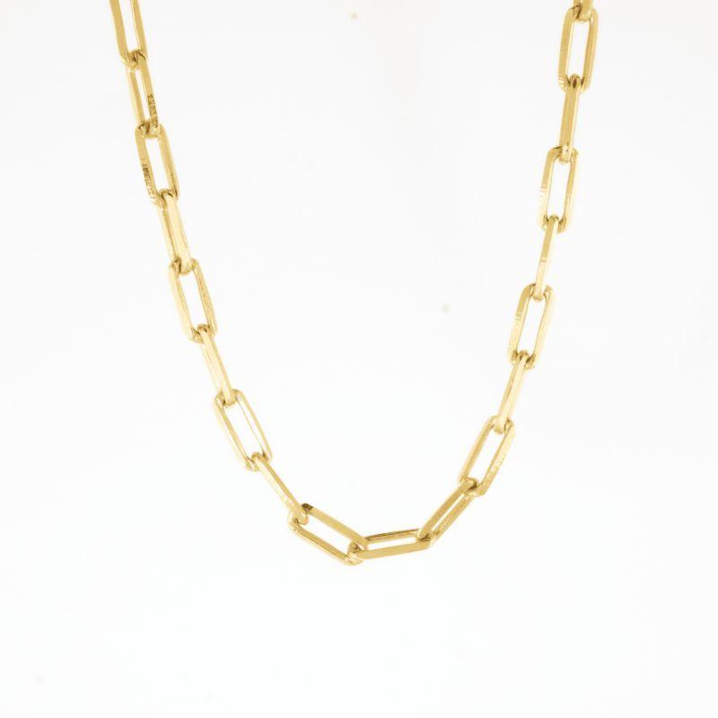 CORRENTE CARTIER ESPESSURA MÉDIA MASCULINA 60CM