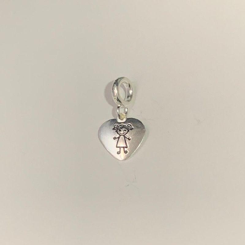 BERLOQUE MENINA CORACAO PRATA 925