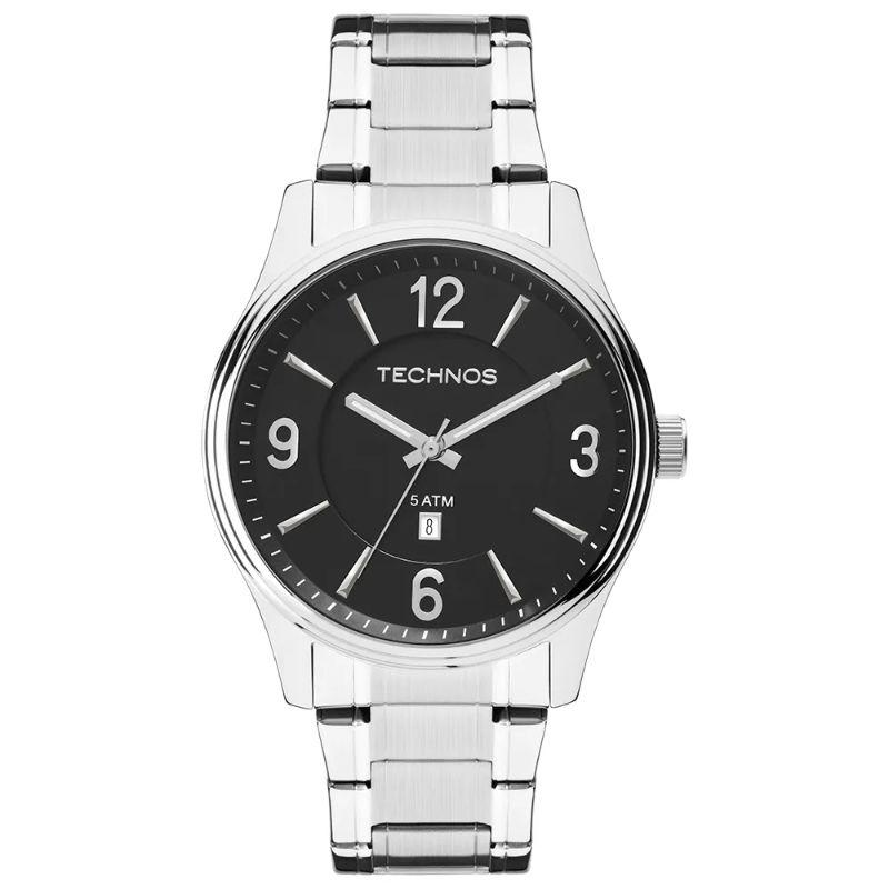Relógio Technos Masculino Steel Ouro Branco