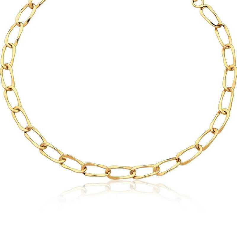 PULSEIRA LAMINADA 4MM 20 CM OURO 18K