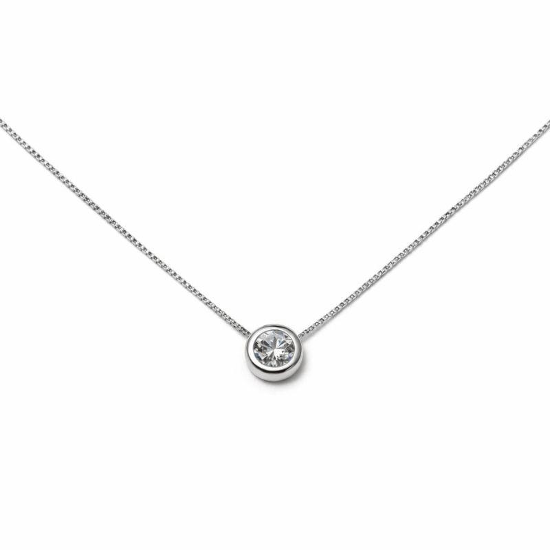 COLAR PONTO DE LUZ PP SEMI PRATA