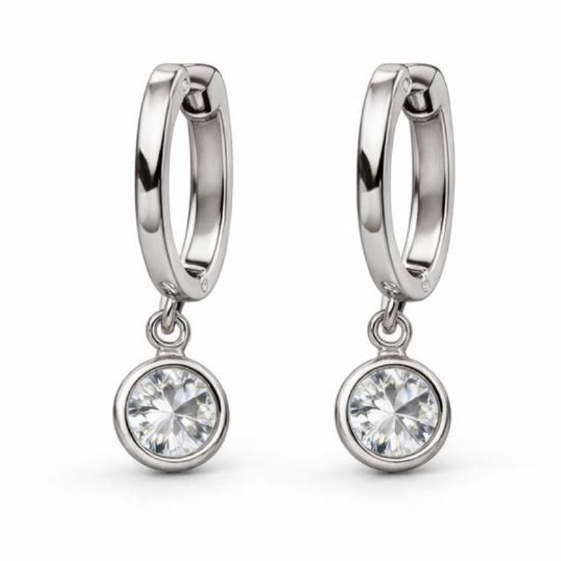 ARGOLA LISA  PONTO DE LUZ SEMI PRATA - G