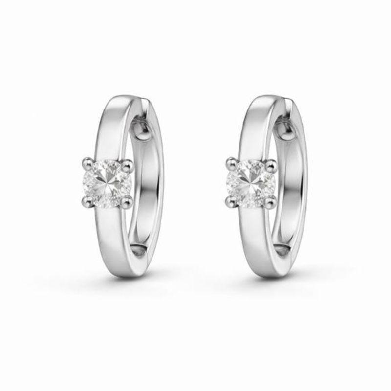 ARGOLA PONTO DE LUZ SLIM LISA SEMI PRATA - P