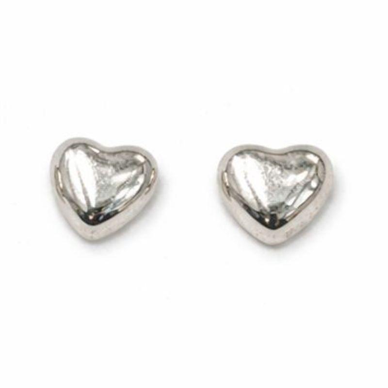 BRINCO M CORAÇÃO POLIDO SEMI PRATA