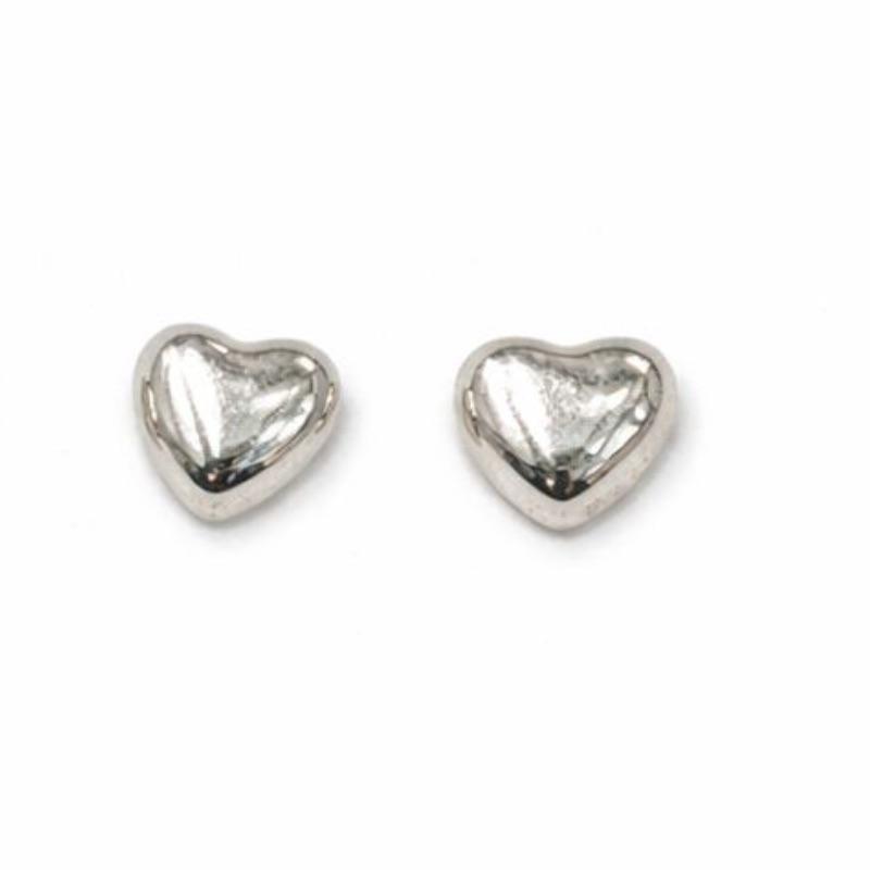 BRINCO P CORAÇÃO LISO POLIDO SEMI PRATA